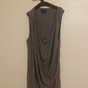Deletta Gray Sleeveless Top